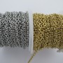 10 mts Chaîne 0.8x3x4mm en acier inoxydable