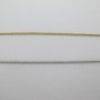 10m Chaîne bille 1.5mm en acier inoxydable
