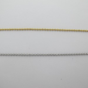 10m Chaîne bille 1.5mm en acier inoxydable