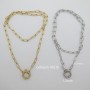 rectangular necklaces with stainless steel clasp