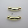 50 pcs plastic beads tube 32x8mm