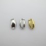 10 pcs shell pendant 8x14mm stainless steel