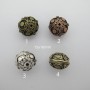 50 perles Métal 11mm trou 5mm