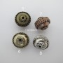 50 perles Métal 11mm trou 5mm