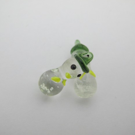 Breloques bonhomme de neige en verre -20 pcs