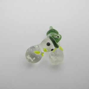Breloques bonhomme de neige en verre -20 pcs
