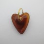 10 pcs coeur acryliques 30x34mm
