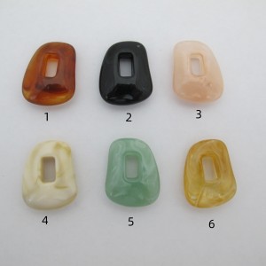 20 pcs square acrylics 21x26mm