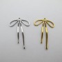 2 pcs Pendentif ruban tombant 42x28mm acier inoxydable