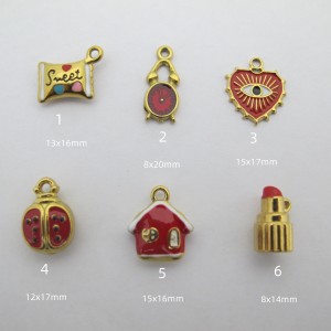 2 pcs Stainless steel pendant