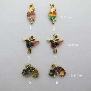 10 pcs Stainless Steel Animal Pendant