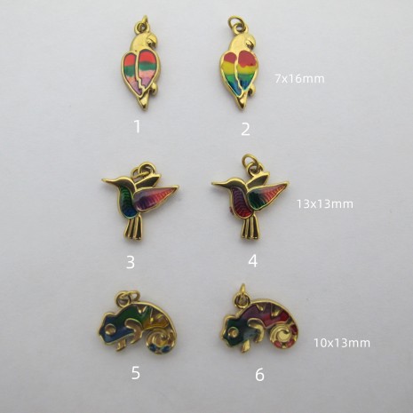 10 pcs Stainless Steel Animal Pendant 10 pcs Stainless Steel Animal Pendant