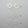 10 Pcs Flower Beads 20mm Mother-of-Pearl