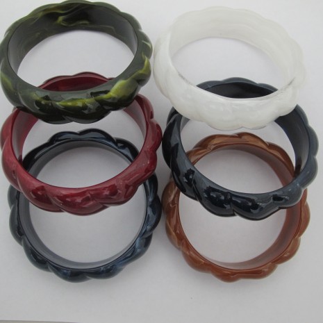 bracelet jonc acryliques