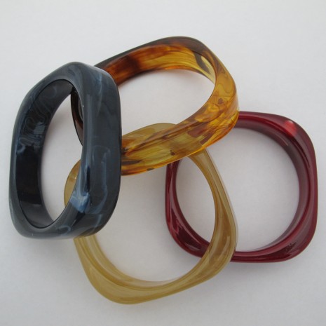 bracelet jonc acryliques