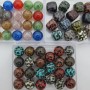 10 pcs Perles en acrylique Couleur mélangé