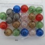 10 pcs Acrylic beads Mixed colors