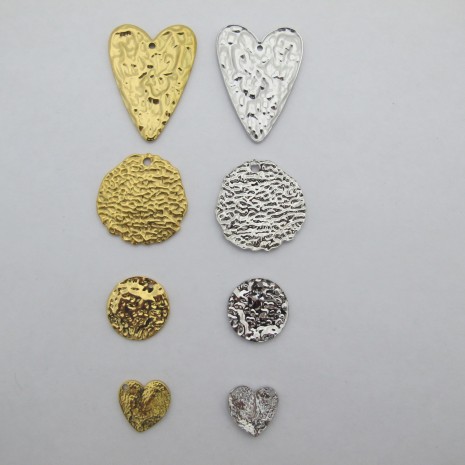 2 pcs Stainless steel pendant