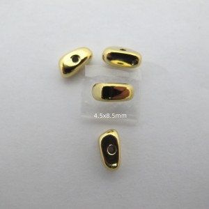 10 Stainless Steel Spacer Beads