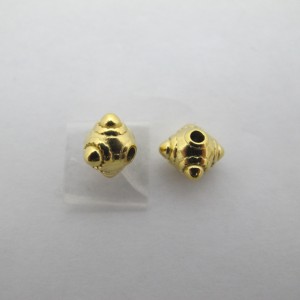 4 Stainless Steel Spacer Beads