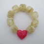 10 pcs heart line 22mm acrylic