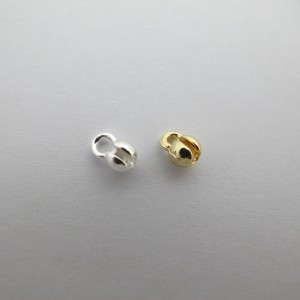 20pieces Embout perles à sertir 4x6mm