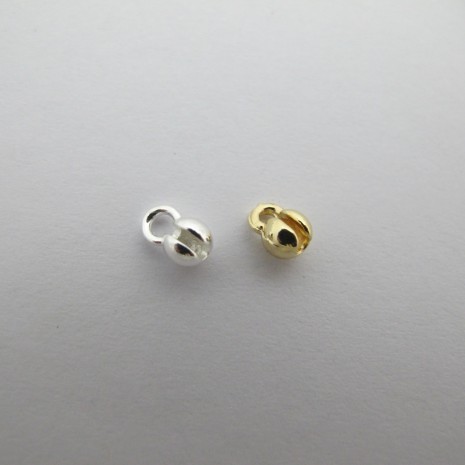 20 pieces 4x6mm crimp beads