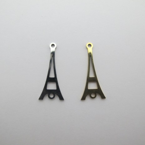 10 Eiffel Tower connector 11x25mm in stainless steel