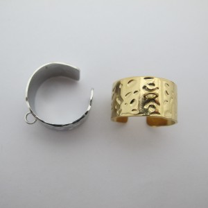 Stainless steel ring holder with 1 ring
