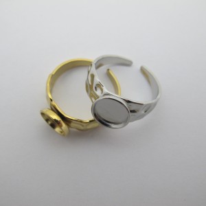 4 Bague plateau 8 mm en acier inoxydable