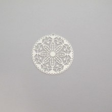 50 Round laser cut stamps 30mm