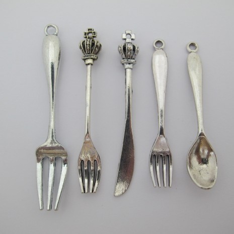 10 pcs couverts en métal