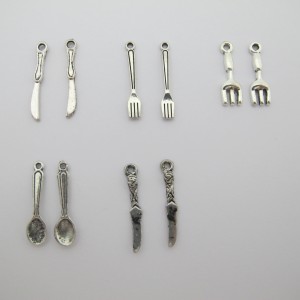 50 pcs metal cutlery