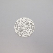 50 Round laser cut stamps 25mm