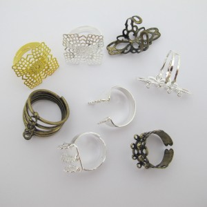 50 Serti griffe pour cabochon 13x18mm