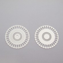 50 Round laser cut stamps 25mm