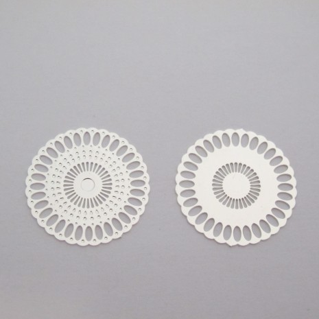 50 Estampes rondes laser cut 25mm