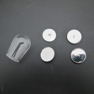 10 Globe en verre 31x22mm