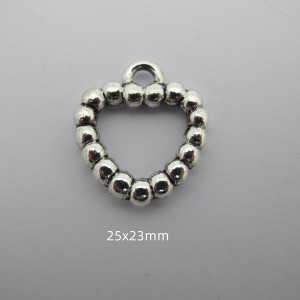 10 pcs pendentif "tête de léopard" 15x12mm