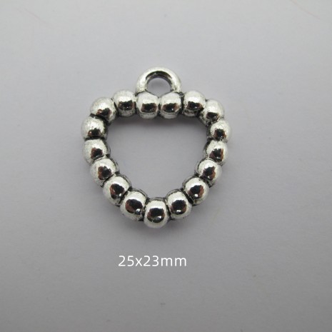 10 pcs pendentif "tête de léopard" 15x12mm