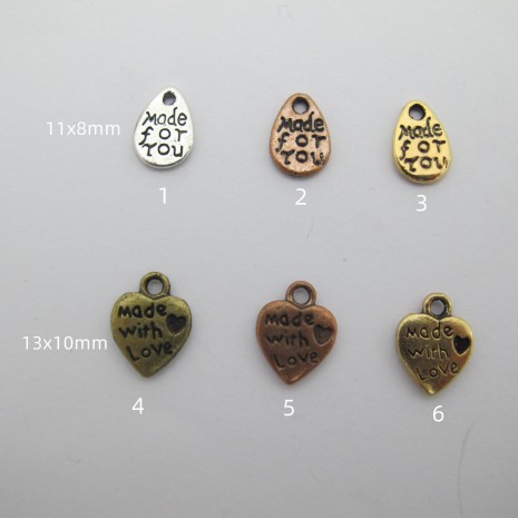 50 Pendentif NAVETTES 33x9mm
