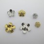 10 pcs Coupelle en acier inox