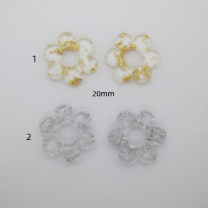 10 pcs 20mm acetate flowers - Series 3