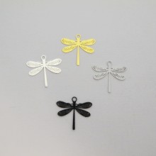 100 Dragonfly laser cut stamps 15x14mm