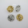 4 unit stainless steel stud earrings