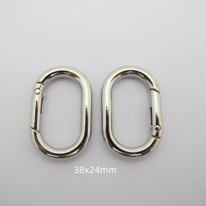 10 metal spring rings