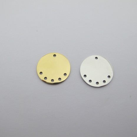 10 pcs Intercalaire 6 trous 18mm acier inoxydable