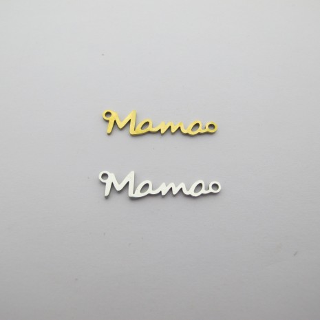 10 pcs Mama Spacer 24x6mm Stainless Steel