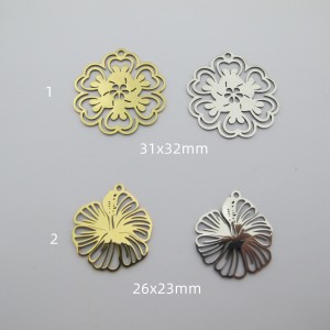 10-piece set of stainless steel pendants