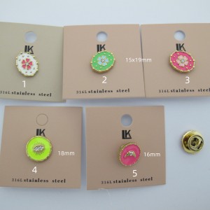 pin's en acier inoxydable